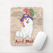 Amerikaanse Eskimo Dog Pirate Muismat (Met muis)