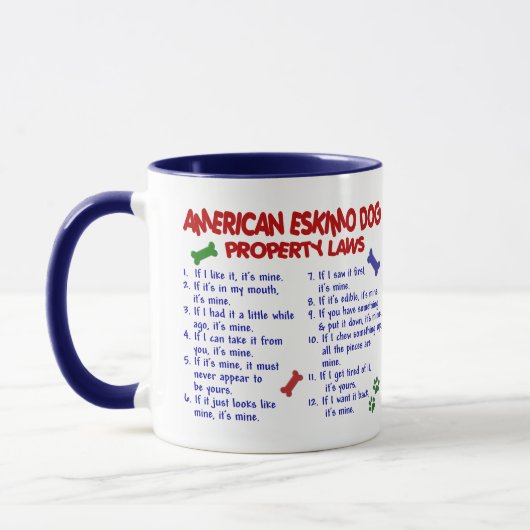 AMERIKAANSE ESKIMO DOG Property Laws 2 Mok (Links)