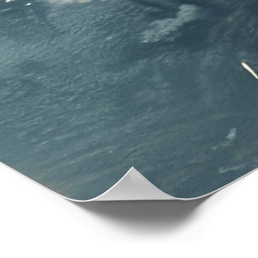 Amerikaanse Eskimo Dog Riding Motorfiets Kerstmis Poster (Hoek)