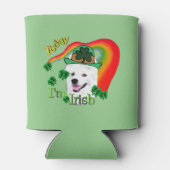 Amerikaanse Eskimo Dog Saint Patricks Day Blikjeskoeler (Achterkant)