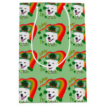 Amerikaanse Eskimo Dog Saint Patricks Day