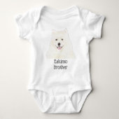  Amerikaanse Eskimo Dog Samoyed Romper (Voorkant)