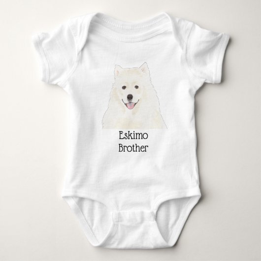  Amerikaanse Eskimo Dog Samoyed Romper (Voorkant)