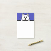 Amerikaanse Eskimo Dog Schattigee Puppy Hondenlief Post-it® Notes (Op bureau)
