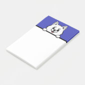 Amerikaanse Eskimo Dog Schattigee Puppy Hondenlief Post-it® Notes (Schuin)