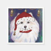 Amerikaanse Eskimo Dog Servet (Voorkant)