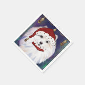 Amerikaanse Eskimo Dog Servet (Hoek)