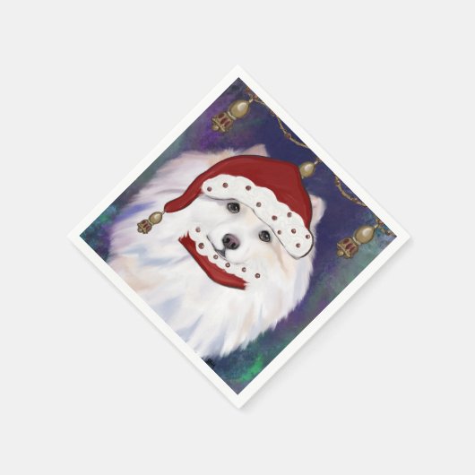 Amerikaanse Eskimo Dog Servet (Hoek)