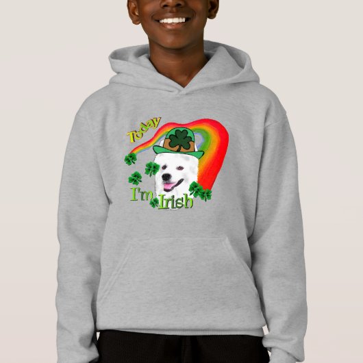 Amerikaanse Eskimo Dog St Patricks (Voorkant)