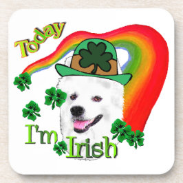 Amerikaanse Eskimo Dog St Patricks Drankjes Onderzetter