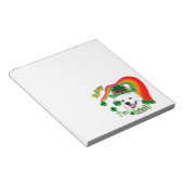 Amerikaanse Eskimo Dog St Patricks Notitieblok (Schuin)