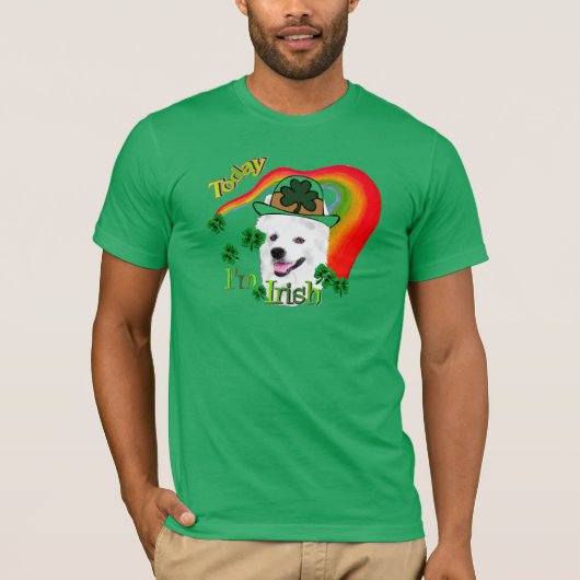 Amerikaanse Eskimo Dog St Patricks T-shirt (Voorkant)