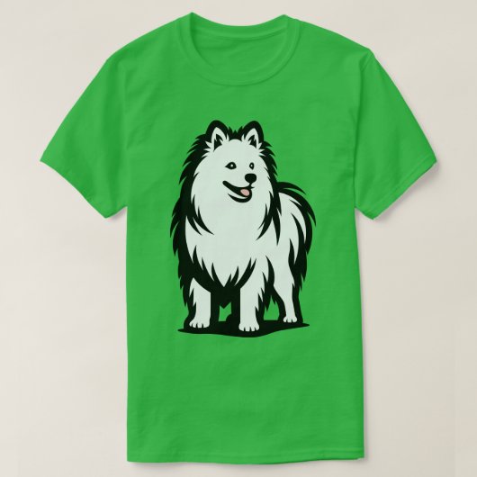 Amerikaanse Eskimo Dog T-shirt (Design voorkant)