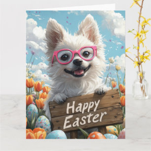 Amerikaanse Eskimo Easter Eggs Kaart