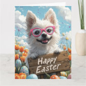 Amerikaanse Eskimo Easter Eggs Kaart (Voorkant)