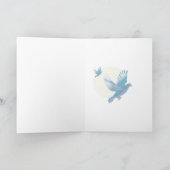 Amerikaanse Eskimo een Scène van de Winter Feestdagen Kaart (Binnen)