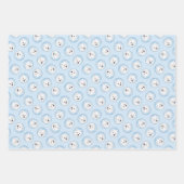 Amerikaanse Eskimo Eskie Puppy Schilderen Schattig Inpakpapier Vel (Voorkant)