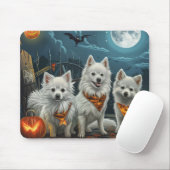Amerikaanse Eskimo Halloween Spooky Muismat (Met muis)
