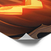 Amerikaanse Eskimo Halloween Spooky Poster (Hoek)