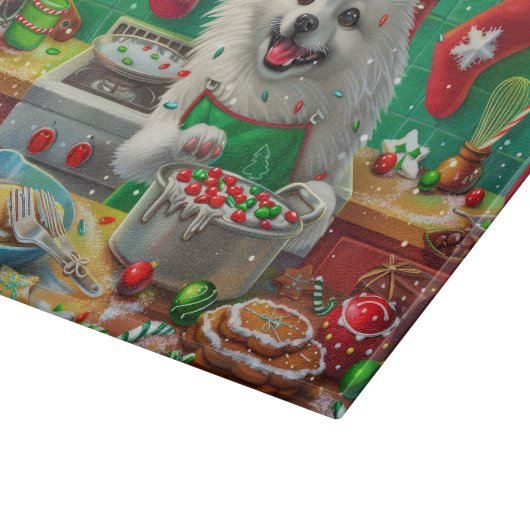 Amerikaanse Eskimo Holiday Baking: feestelijke ker Snijplank (Hoek)