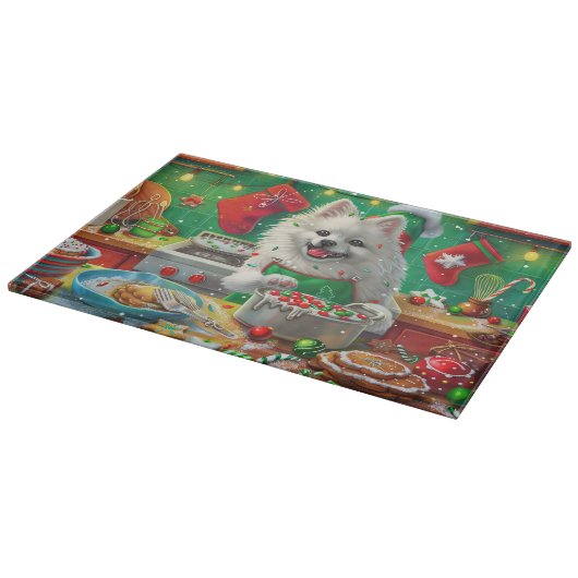 Amerikaanse Eskimo Holiday Baking: feestelijke ker Snijplank (Hoek)