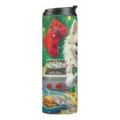 Amerikaanse Eskimo Holiday Baking: feestelijke ker Thermosbeker (Gedraaid links)