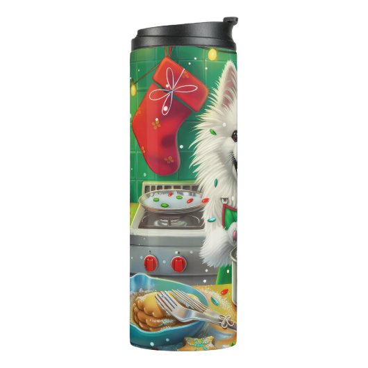 Amerikaanse Eskimo Holiday Baking: feestelijke ker Thermosbeker (Gedraaid links)