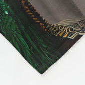 Amerikaanse Eskimo-hond in St. Patrick's Day Dress Fleece Deken (Hoek)