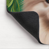 Amerikaanse Eskimo-hond in St. Patrick's Day Dress Muismat (Hoek)