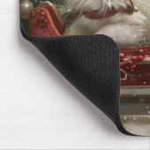 Amerikaanse Eskimo Hond Kerstfeest Muismat (Hoek)