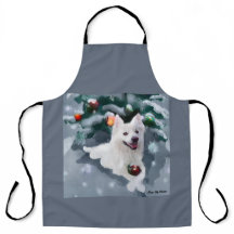 Amerikaanse Eskimo-hond Kerstmis