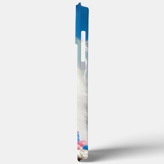 Amerikaanse eskimo-hond met ballonnen verjaardag Case-Mate iPhone case (Achterkant / Links)