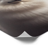 Amerikaanse eskimo-hond met ballonnen verjaardag poster (Hoek)