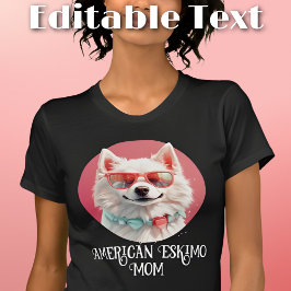 Amerikaanse Eskimo Hond Moeder Zonnebril T-shirt