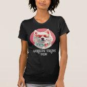 Amerikaanse Eskimo Hond Moeder Zonnebril T-shirt (Voorkant)