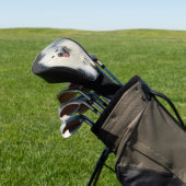 Amerikaanse Eskimo-hond monogrammen Golfheadcover (Insitu)