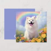 Amerikaanse Eskimo Hond Rainbow Bridge Aangepaste (Voorkant / Achterkant)