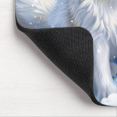 Amerikaanse Eskimo Hond Winter Wonderland Kerstmis Muismat (Hoek)