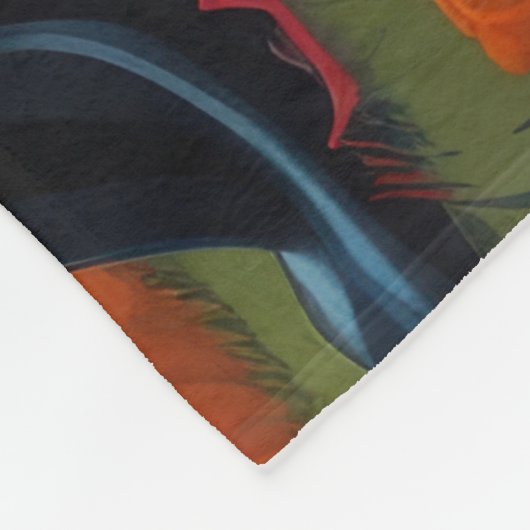 Amerikaanse Eskimo Honden Pompoen Halloween Grappi Fleece Deken (Hoek)