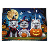 Amerikaanse Eskimo Honden Pompoen Halloween Grappi Groot Cadeauzakje (Voorkant)