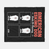 Amerikaanse Eskimo hondengids voor training Fleece Deken (Voorkant (Horizontaal))