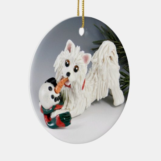 Amerikaanse Eskimo Keramisch Ornament (Rechts)