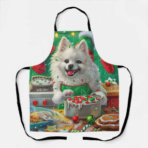 Amerikaanse Eskimo Kerstbakkerij: Festive Kerstmis Schort
