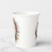 Amerikaanse Eskimo Kerstkrans Feestelijke Pup Papieren Bekers (Links)