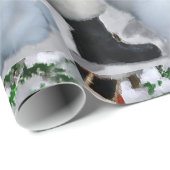 Amerikaanse Eskimo Kerstmis Cadeaupapier (Rol Hoek)