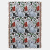Amerikaanse Eskimo Kerstmis Deken (Voorkant Verticaal)