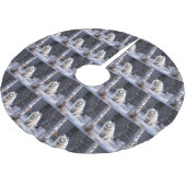 Amerikaanse Eskimo laat het sneeuwen Kerstmis Kerstboom Rok (Gekanteld)