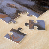 Amerikaanse Eskimo laat het sneeuwen Kerstmis Legpuzzel (Zijkant)