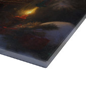 Amerikaanse Eskimo Snowy Sleigh Kerst Decor Snijplank (Hoek)