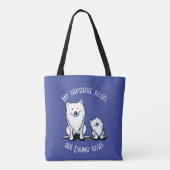 Amerikaanse Eskimo Tote Bag (Achterkant)